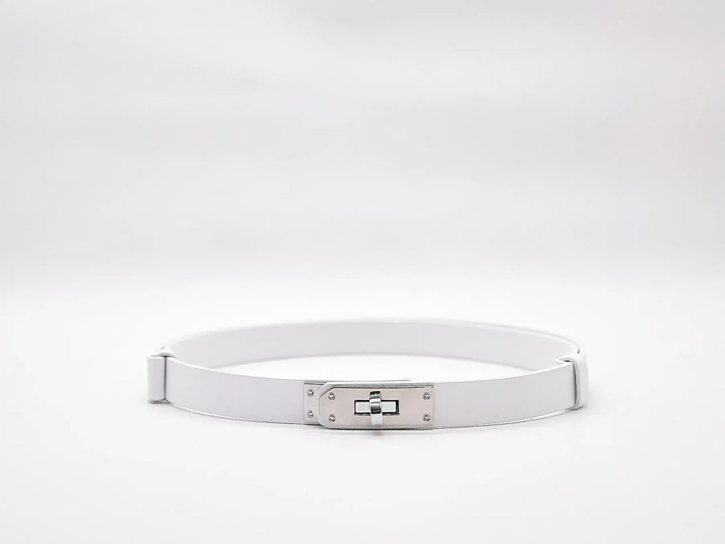 Slim Lock Belt – Silver Buckle