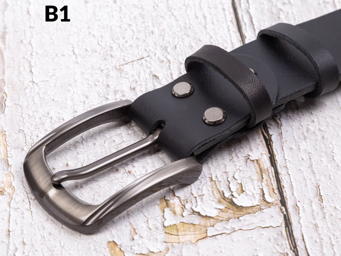 Close-up of a smoothly burnished leather belt edge showing an even, sealed finish
