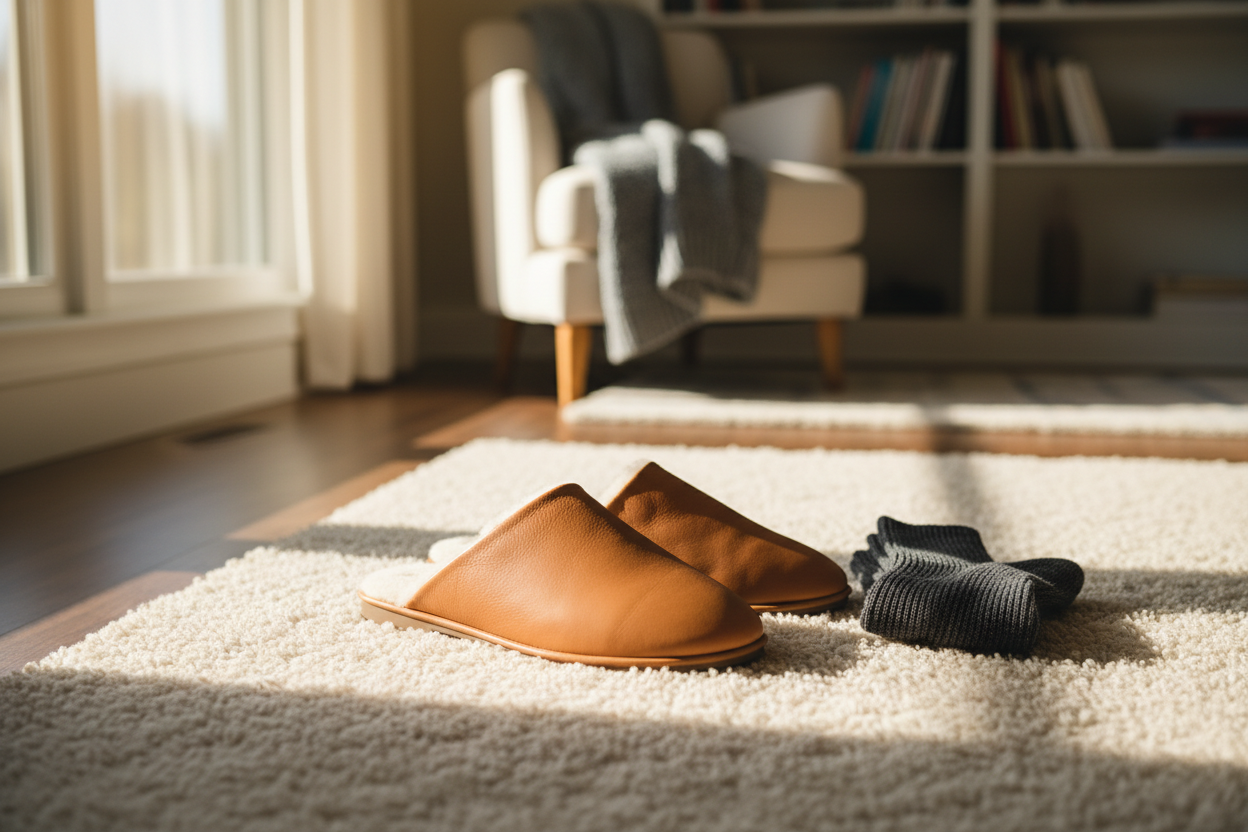 Leather Slippers