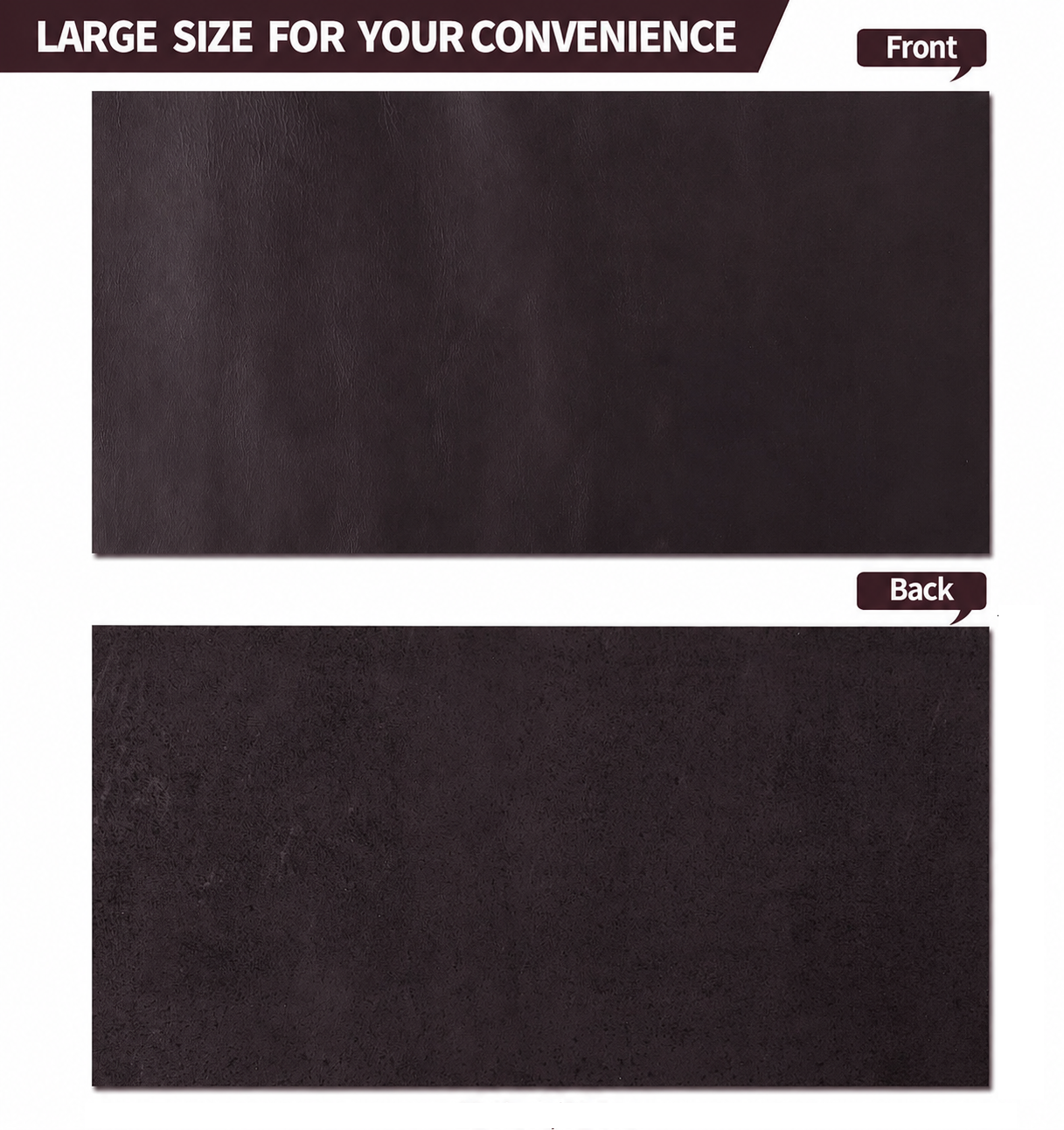 Matte Leather Sheets for Crafts