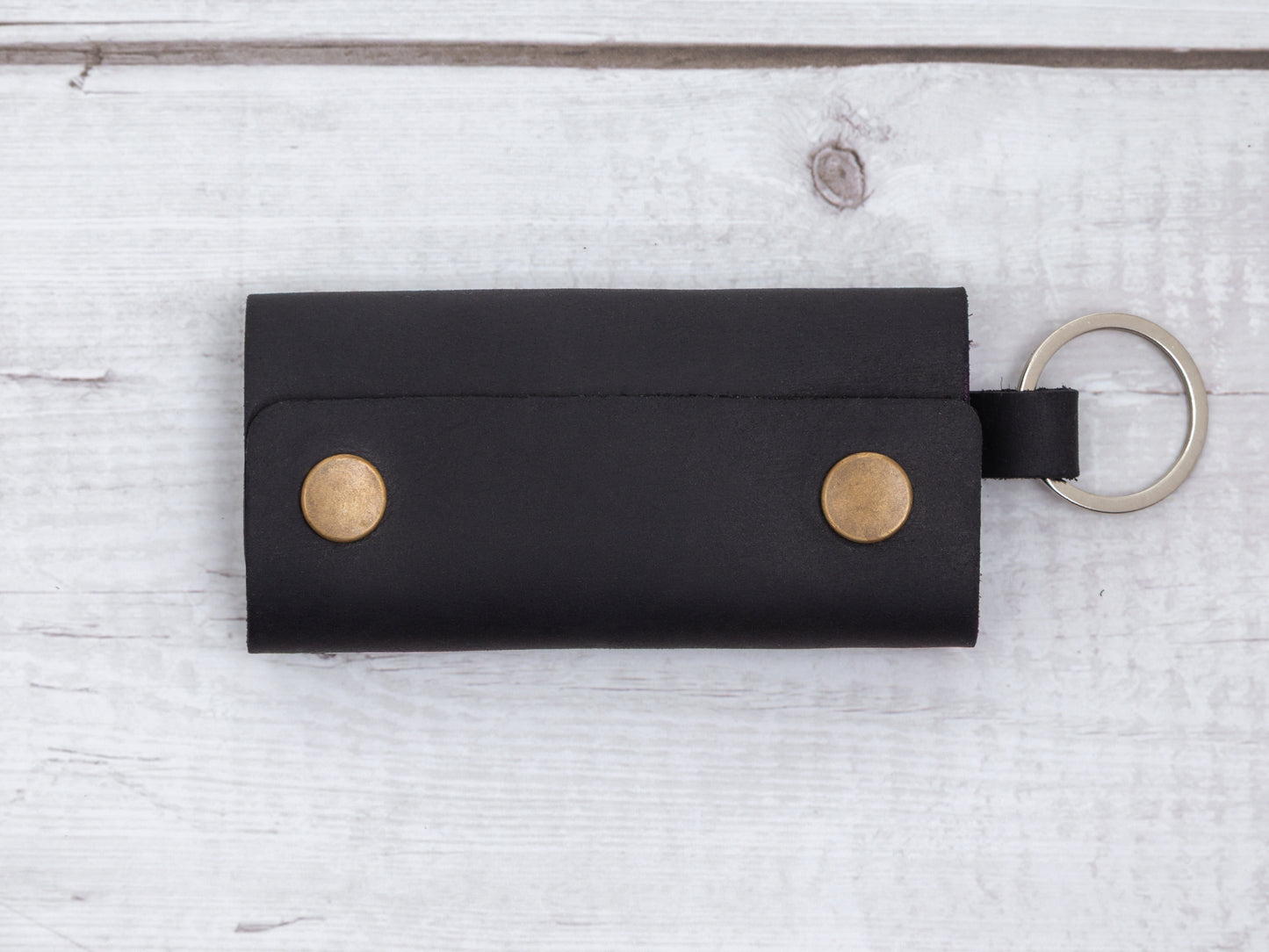 Leather Key Holder Wallet