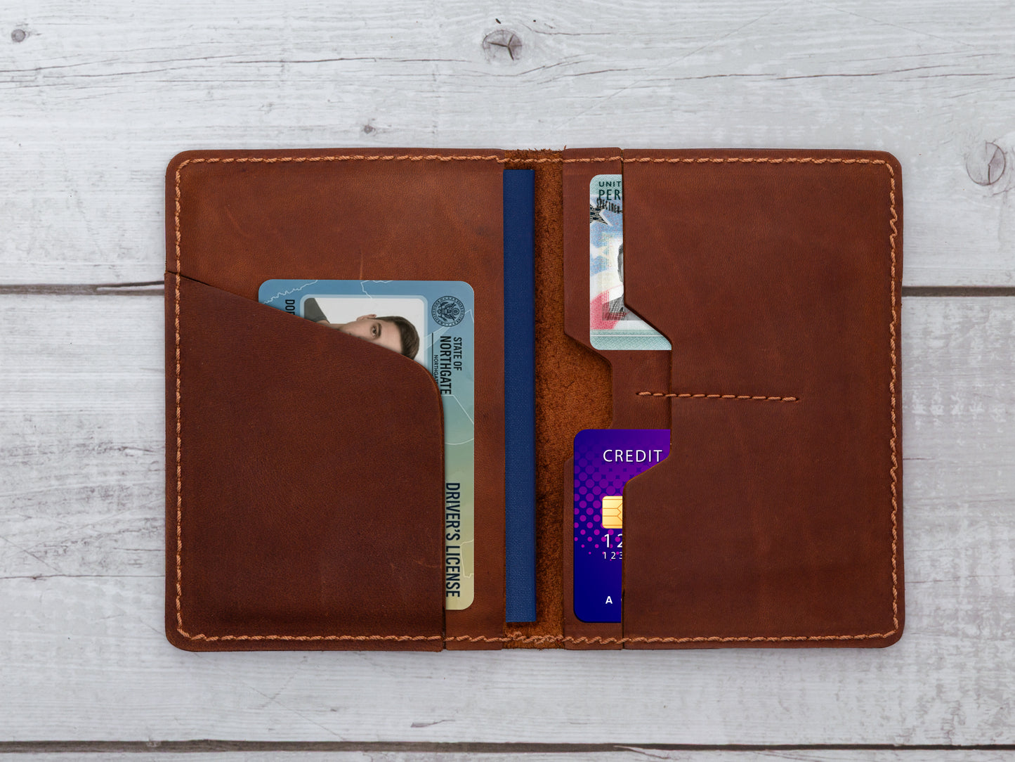Leather Passport Wallet