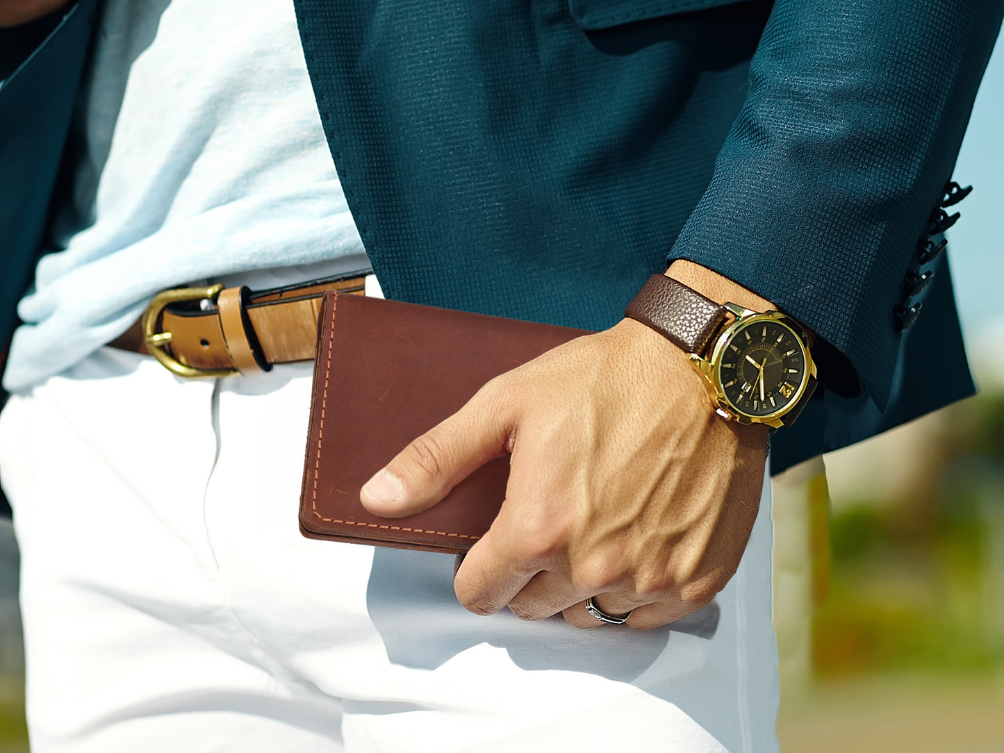 Leather Passport Wallet