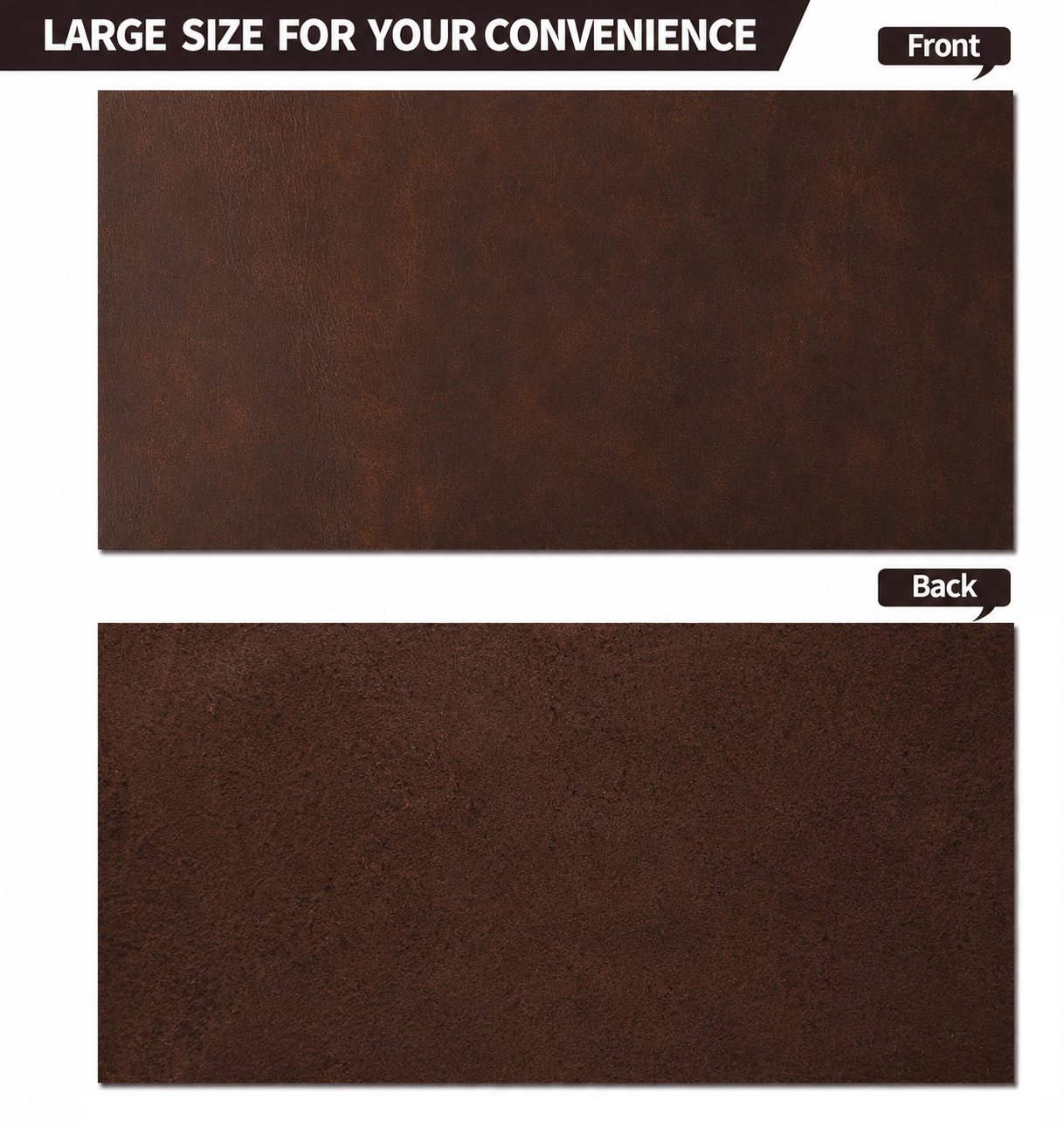 Matte Leather Sheets for Crafts