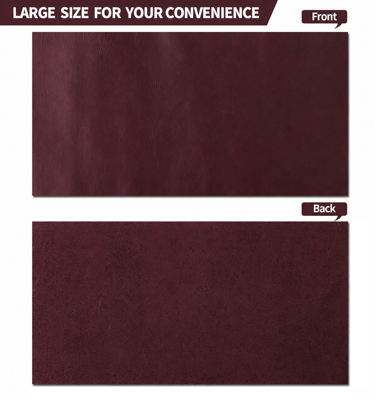 Matte Leather Sheets for Crafts