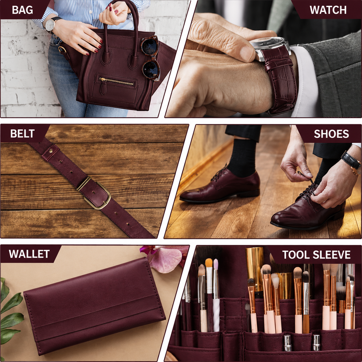 Matte Leather Sheets for Crafts