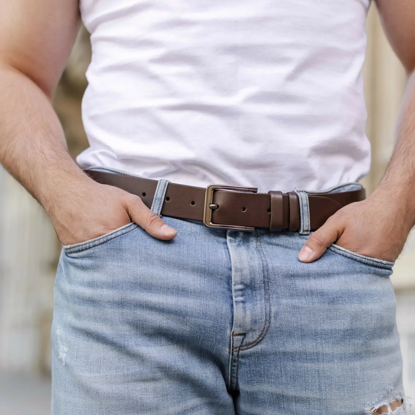 Premium Brown Belt, 4cm wide