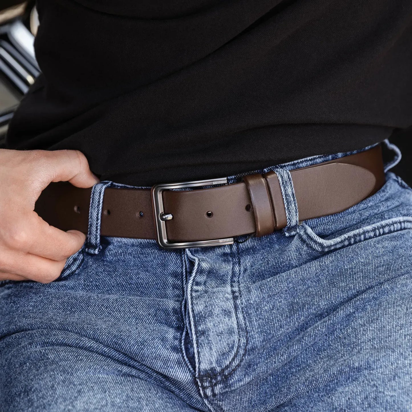 Premium Brown Belt, 4cm wide