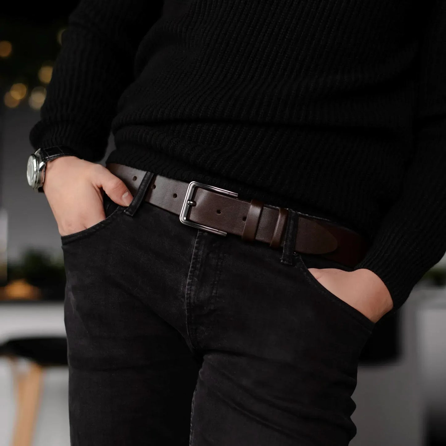 Premium Brown Belt, 4cm wide