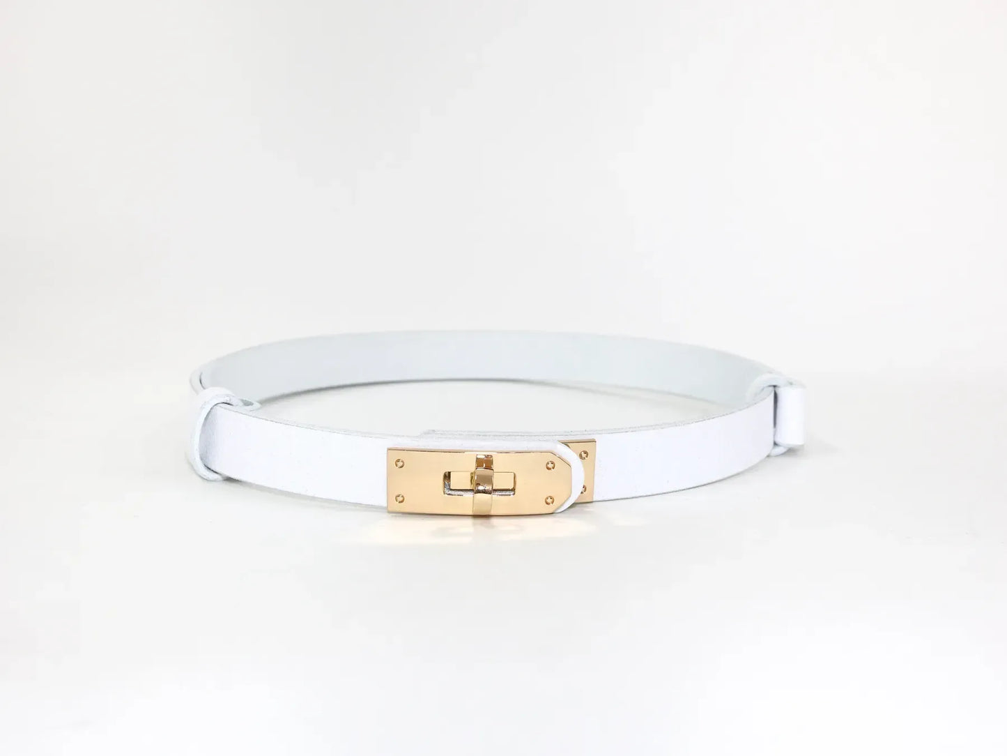 Slim Lock Belt – Gold Buckle